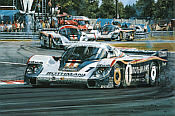 Porsche Domination Le Mans 1982, Porsche 956 Gruppe C Motorsport Kunstdruck von Nicholas Watts
