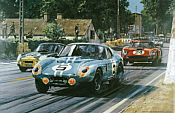 The Cobra Strikes Le Mans 1964, Daytona Cobra Coupe Motorsport Kunstdruck von Nicholas Watts