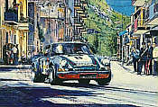 The Final Targa, Martini Porsche 911 Carrera Motorsport Kunstdruck von Nicholas Watts