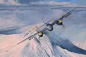 Rover Patrol, de Havilland Mosquito aviation art print by Richard Taylor