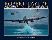 Air-Combat-Paintings-Vol-VI, Aviation Art Book by Robert Taylor, GB cover