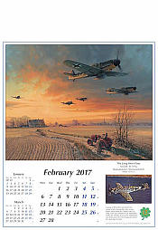 Flugzeug Kalender 2017 Messerschmitt Bf 109 Luftfahrtkunst von Robert Taylor