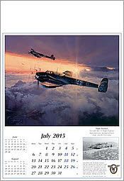 Flugzeug Kalender 2015 Messerschmitt-Bf-110 von Robert Taylor