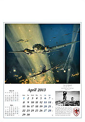 Flugzeug Kunst Kalender 2013 von Robert Taylor - April