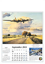 Flugzeug Wandkalender 2013 von Robert Taylor - September