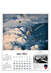 Luftfahrt Kunst Kalender 2013 -Juni