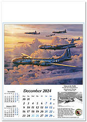 Militaerflugzeug Kalender 2024 Boeing B29 Superfortress - Dezember