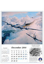 Flugzeug Kalender 2014 Reach for the Sky, Boeing B-17 Flying Fortress Luftfahrtkunst von Robert Taylor