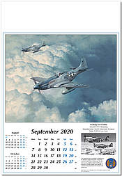 Warbird Kalender 2020 Reach for the Sky P-51 Mustang September