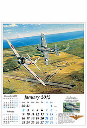Reach for the Sky Calendar January 2012 by Robert Taylor