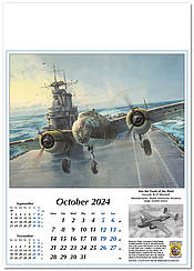 Reach for the Sky Kalender 2024 B25 Mitchell - Oktober