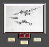 Stormbirds Rising - Messerschmitt Me 262 Tribute Edition Bleistiftzeichnung von Robert Taylor