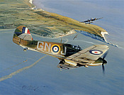 Flugzeug Kalender 2022 Warbird Hawker Hurricane - Juli