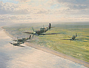 Aircraft Calendar 2022 WW2 Royal Air Force Spitfire - October