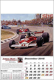 Dezember McLaren-Ford Grand Prix F1 Kunstkalender 2015 von Tony Smith